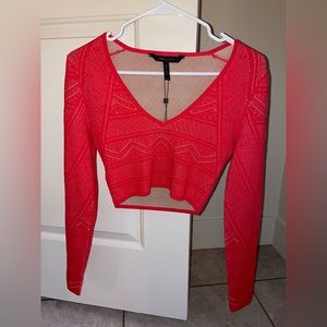 BCBG cropped long sleeve